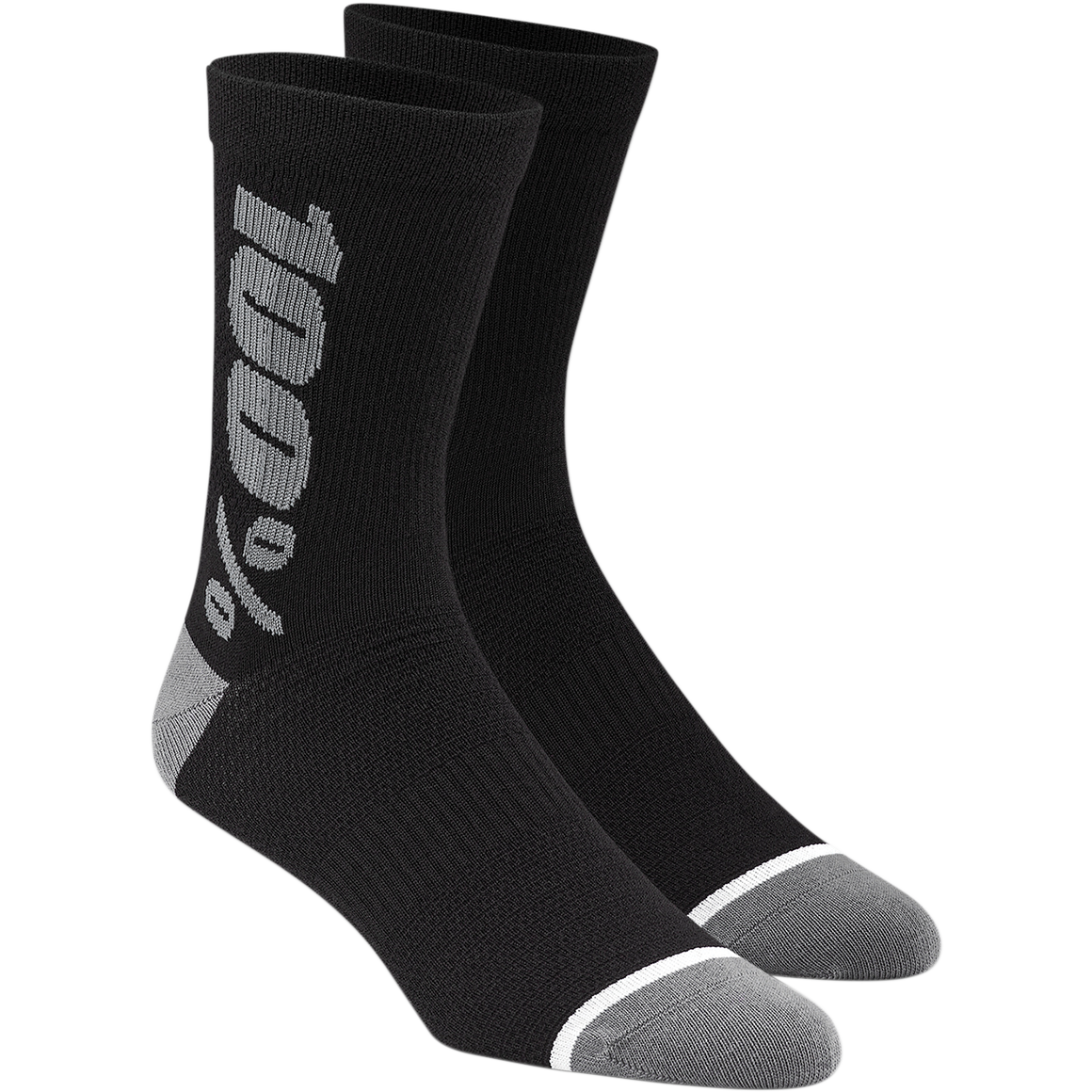 100% Merino Wool Performance Socks - Black/Gray - Large/XL 20051-00003