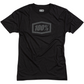 100% Tech Icon T-Shirt - Black/Gray - Medium 20009-00001