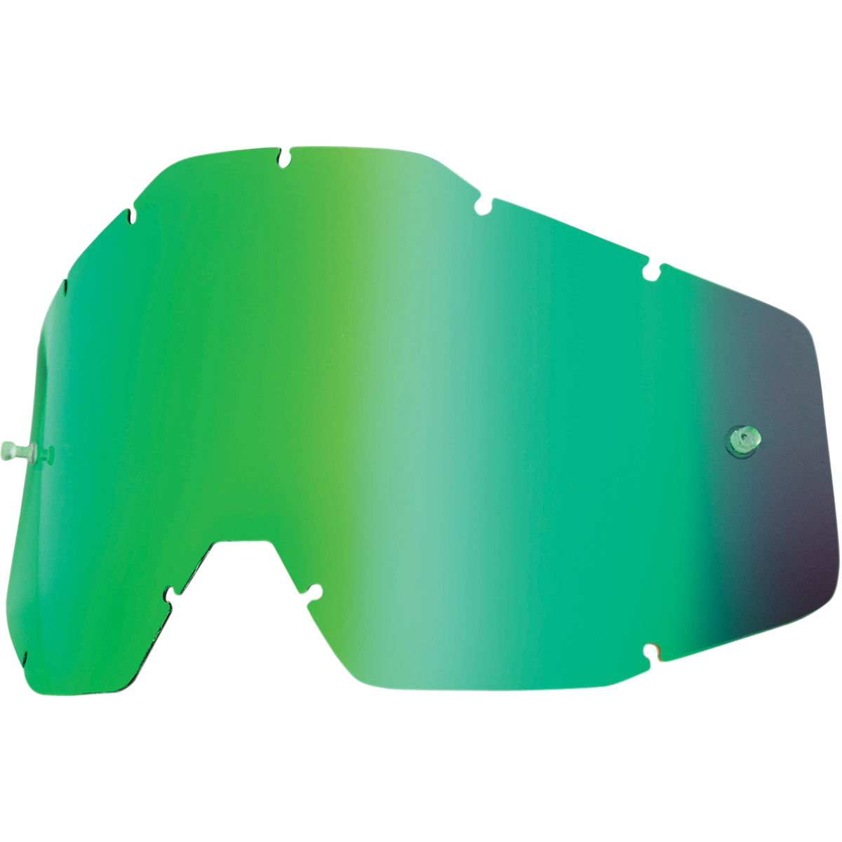 100% Accuri/Strata/Racecraft Lens - Green Mirror 51002-005-02