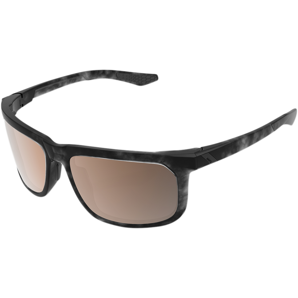 100% Hakan Sunglasses - Black Havana - Bronze 61036-259-73