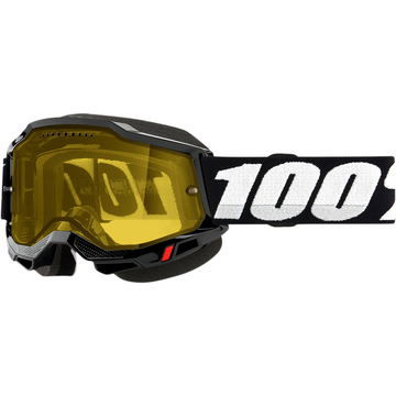 100% Accuri 2 Snow Goggles - Black - Yellow 50021-00001