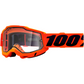 100% Accuri 2 Enduro Goggles - Neon Orange - Clear 50015-00004