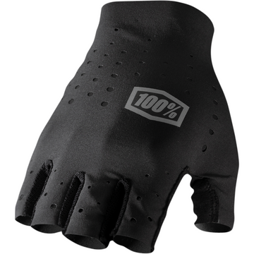 100% Sling Short Finger Gloves - Black - Small 10021-00000