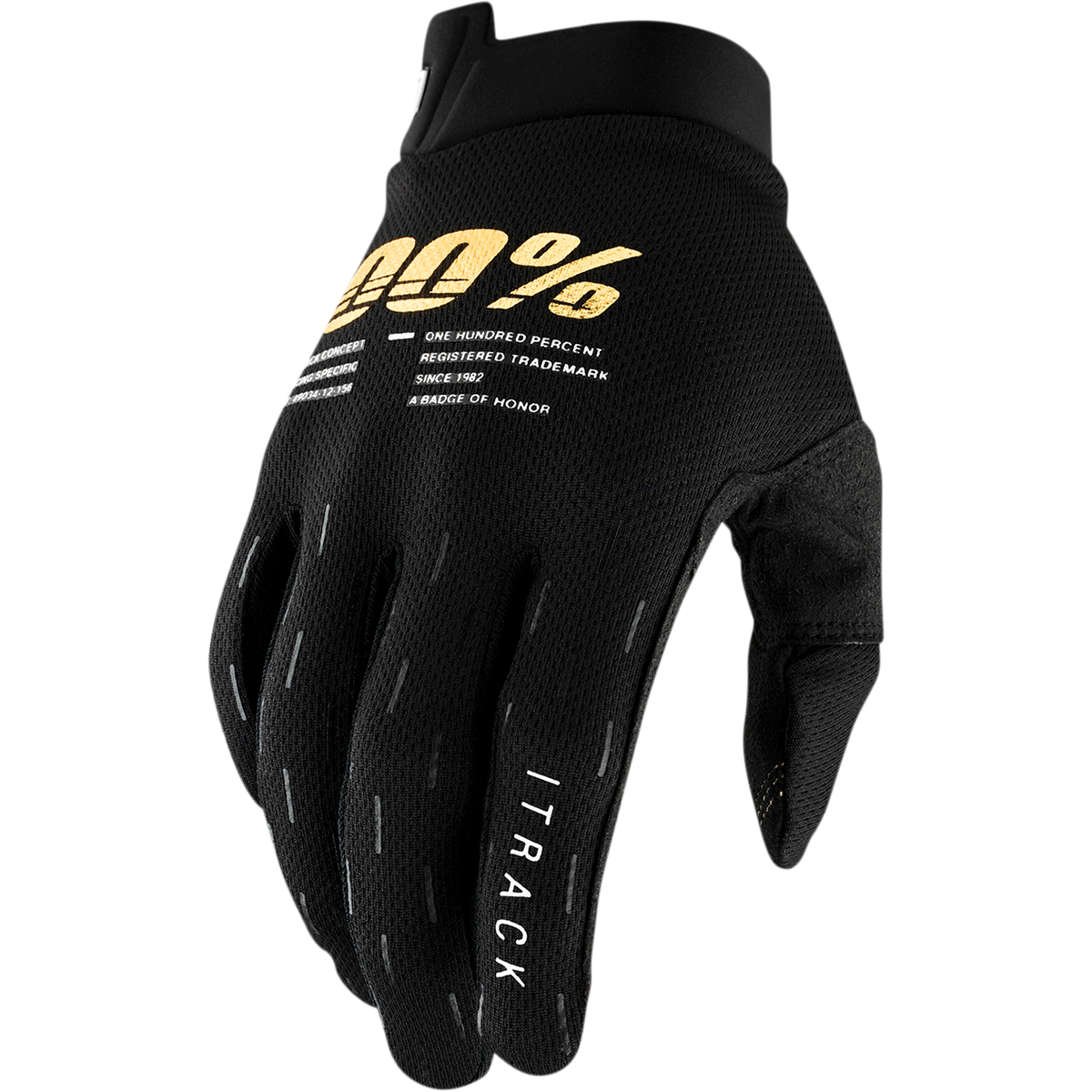 100% iTrack Gloves - Black - 2XL 10008-00009