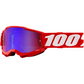 100% Youth Accuri 2 Goggles - Red - Red/Blue Mirror 50025-00002