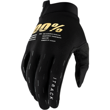 100% Youth iTrack Gloves - Black - Small 10009-00000