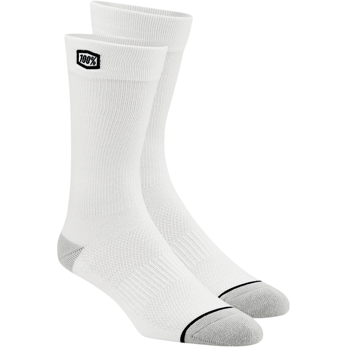 100% Solid Socks - White - Large/XL 20050-00009