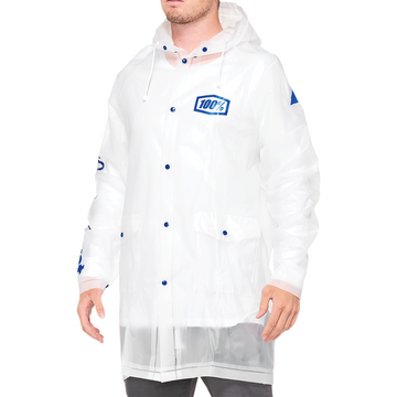 100% Torrent Raincoat - Clear - XL 20040-00013