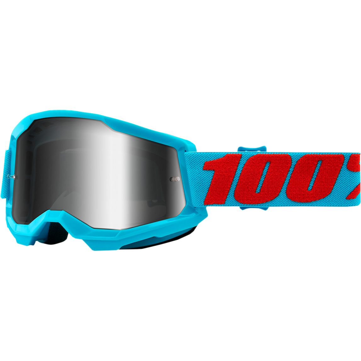 100% Strata 2 Goggles - Summit - Silver Mirror 50028-00011