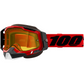 100% Racecraft 2 Snow Goggles - Red - Yellow 50011-00003