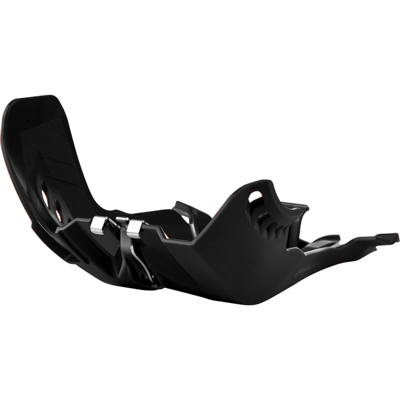 POLISPORT Fortress Skid Plate - Black - EXC 250/300 8471600001 by Polisport