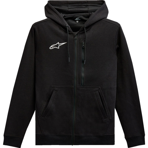 Alpinestars Asymmetrical Zip-up Hoodie - Black - 2XL 12135103010XXL