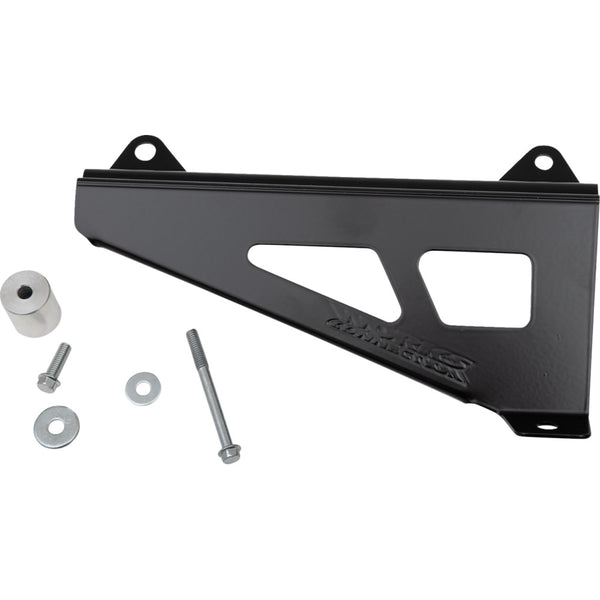 Works Connection Radiator Brace Set - Black - Yamaha 18-B123