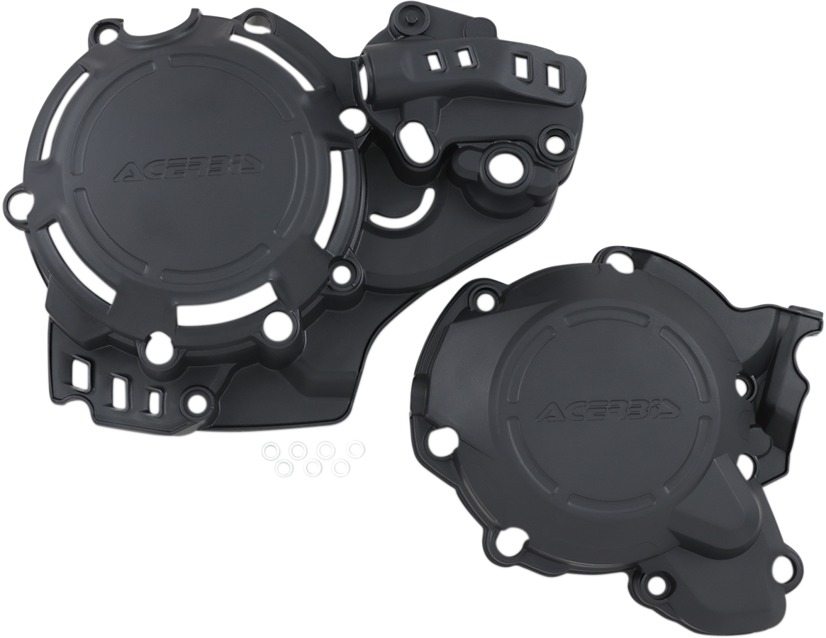 ACERBIS X-Power Cover Kit - Black - Gas Gas/Husqvarna/KTM 2645510001