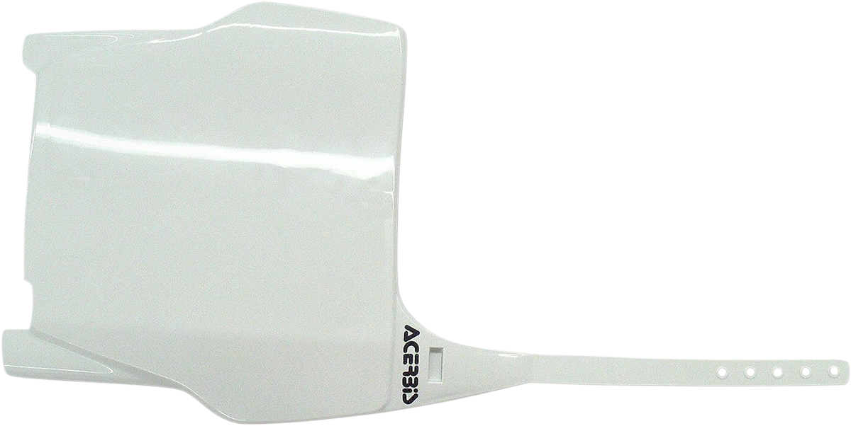 ACERBIS Front Number Plate - White 2042210002