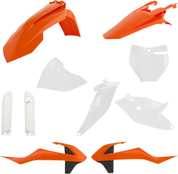 ACERBIS Full Replacement Body Kit - OEM Orange/White/Black 2686027118