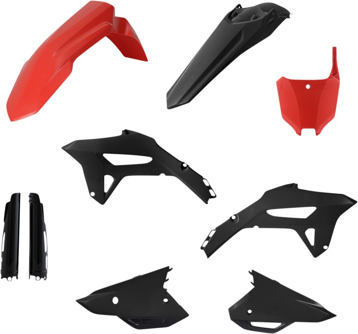 ACERBIS Full Replacement Body Kit - Red/Black 2858921042