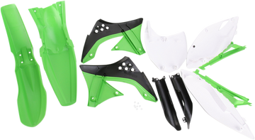 ACERBIS Full Replacement Body Kit - OEM Green/Black/White 2198060145