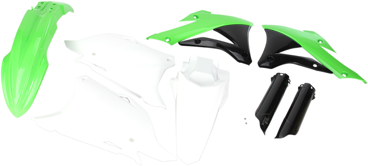 ACERBIS Full Replacement Body Kit - OEM Green/Black/White 2374114584