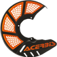 ACERBIS Mini X-Brake Disc Cover - Black/Orange 2630555229