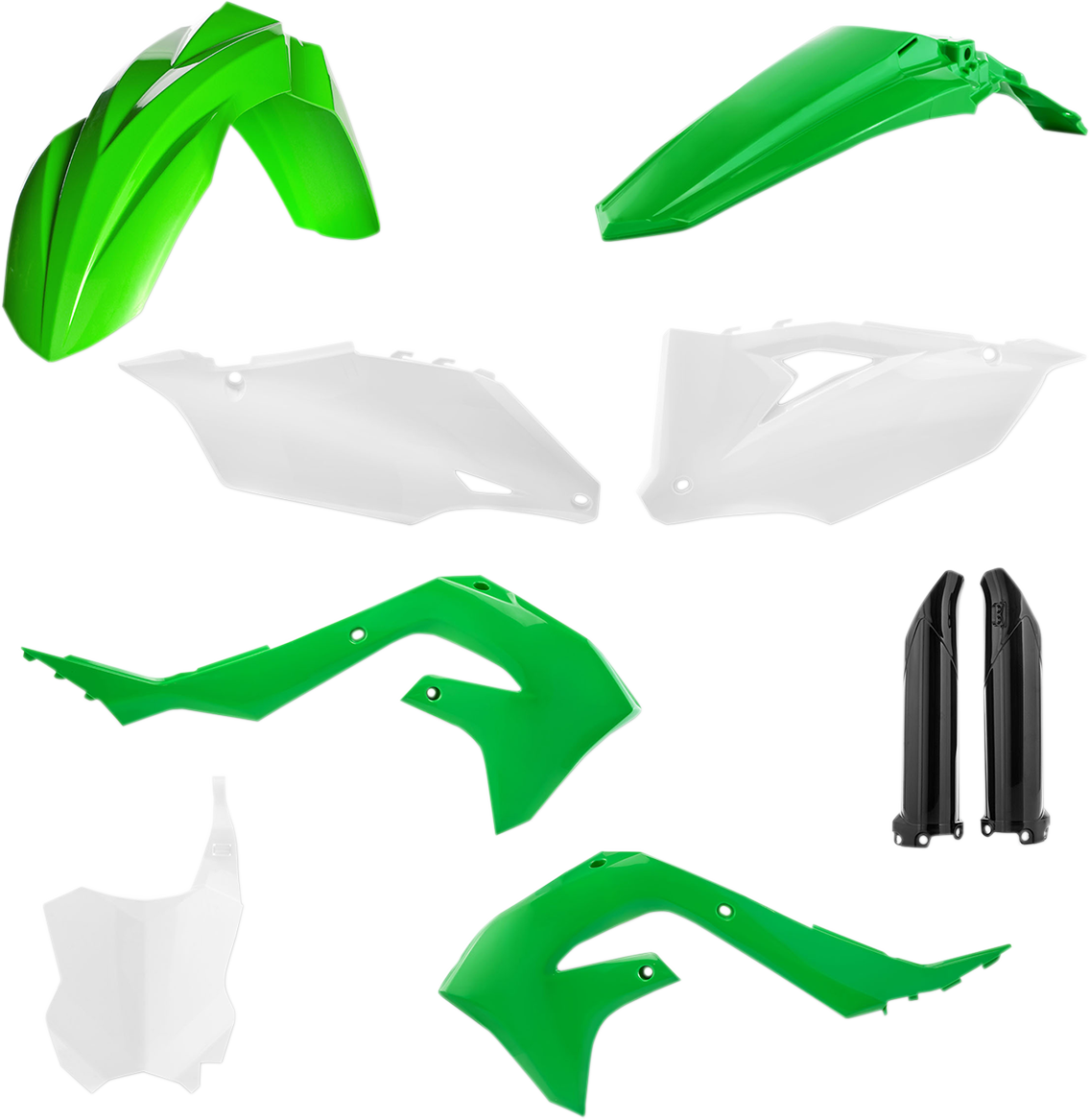 ACERBIS Full Replacement Body Kit - OEM Green/White/Black 2736296812