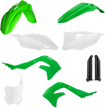 ACERBIS Full Replacement Body Kit - OEM Green/White/Black 2736296812