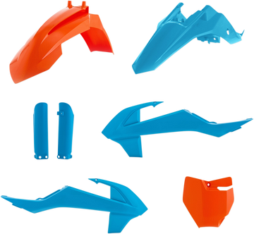 ACERBIS Full Replacement Body Kit - Orange/Light Blue 2449601415