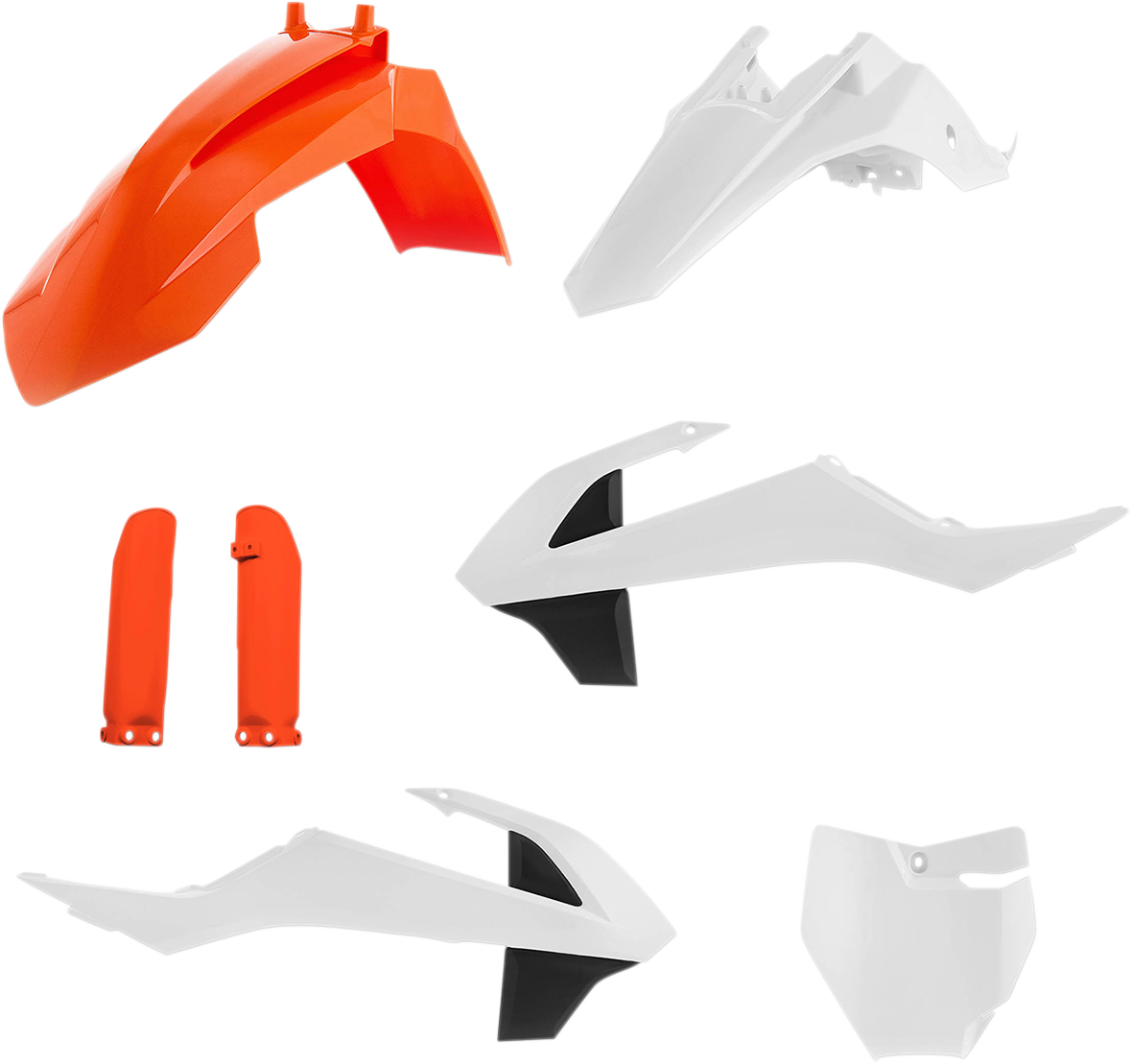 ACERBIS Full Replacement Body Kit - OEM '17 Orange/White/Black 2449605569