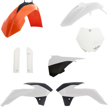 ACERBIS Full Replacement Body Kit - OEM '17 Orange/White/Black 2314345569