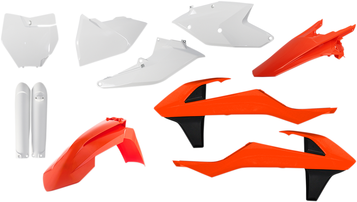 ACERBIS Full Replacement Body Kit - OEM '18 Orange/White/Black 2421065909