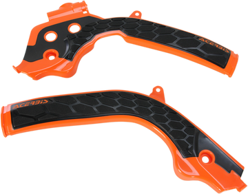 ACERBIS X-Grip Frame Guards - '16 Orange/Black - Husqvarna | KTM 2449535225