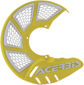 ACERBIS X-Brake Disc Cover - Yellow/White 2449491070