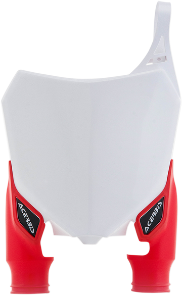 ACERBIS Raptor Number Plate - White/Red 2527411030