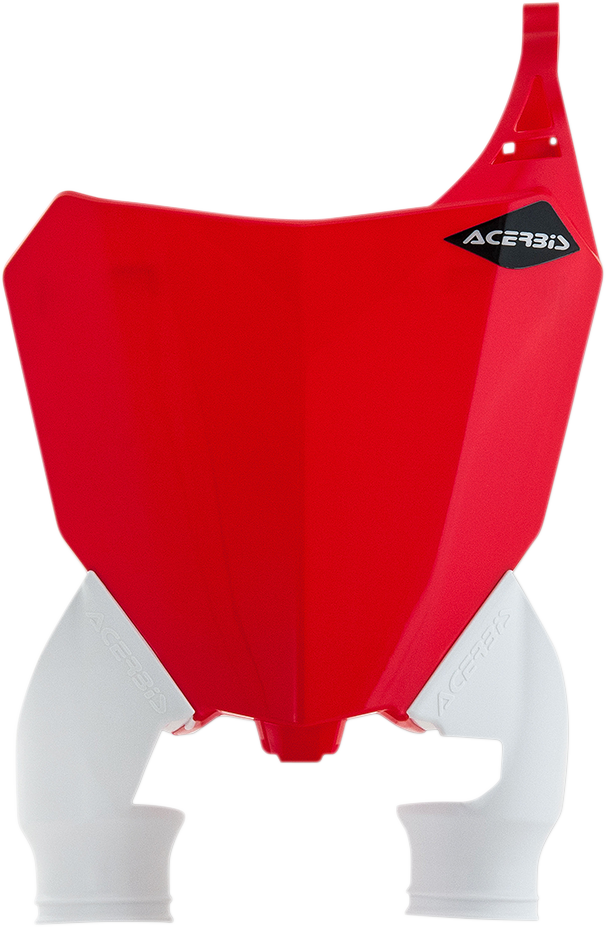 ACERBIS Raptor Number Plate - Red/White 2630771005