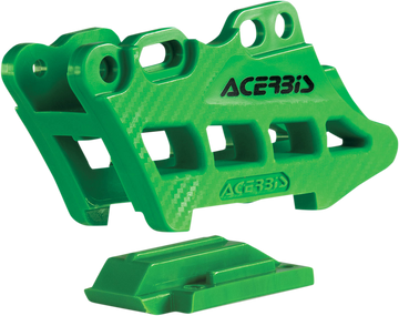 ACERBIS Complete Chain Guide Block - Green - Kawasaki 2410970006