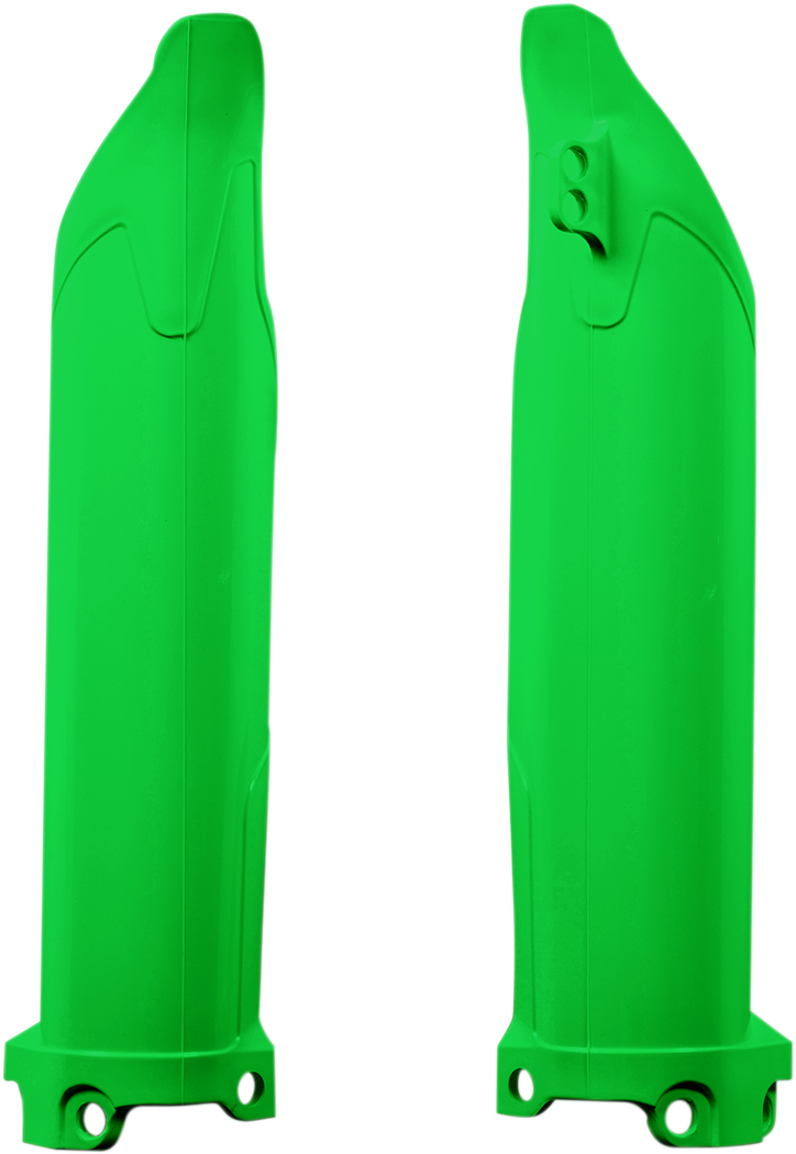 ACERBIS Fork Covers - Lower - Green 2141760006