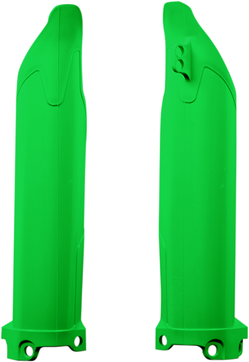 ACERBIS Fork Covers - Lower - Green 2141760006