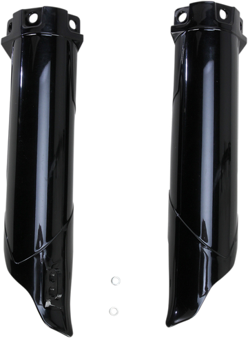 ACERBIS Fork Covers - Lower - Black 2374060001