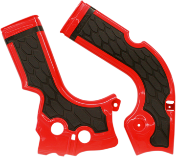 ACERBIS X-Grip Frame Guards - Red/Black - CRF 250R/450R 2374241018