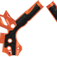 ACERBIS X-Grip Frame Guards - Orange/Black - KTM 2374251008