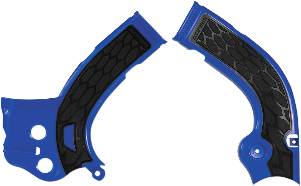 ACERBIS X-Grip Frame Guards - Blue/Black - YZ 250F/450F 2374261034