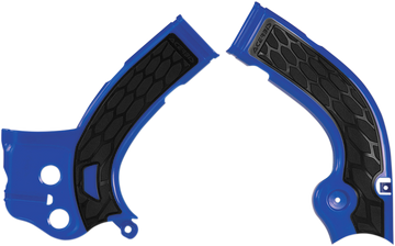 ACERBIS X-Grip Frame Guards - Blue/Black - YZ 250F/450F 2374261034