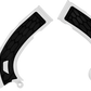 ACERBIS X-Grip Frame Guards - White/Black - YZ 250F/450F 2374261035