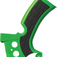 ACERBIS X-Grip Frame Guards - Green/Black - KX 450 F 2374271089