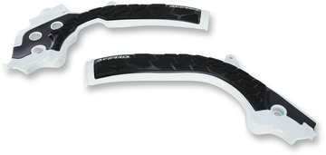 ACERBIS X-Grip Frame Guards - White/Black - Husqvarna | KTM 2449531035