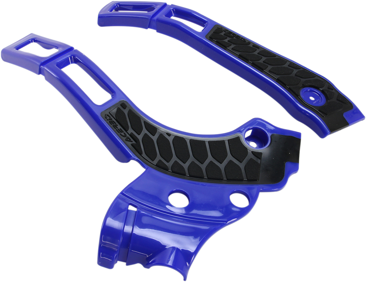 ACERBIS X-Grip Frame Guards - Blue/Black - YZ 125/250/125X/250X 2464741034