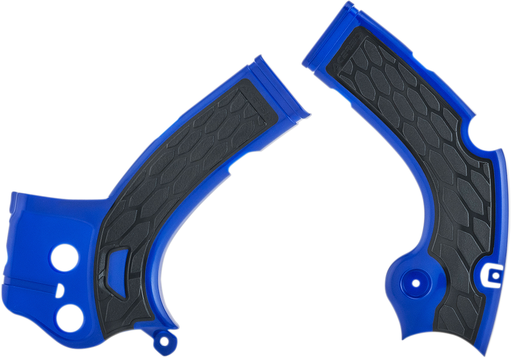 ACERBIS X-Grip Frame Guards - Blue/Black - YZ 250F/450F/WR250F/450F 2640271034