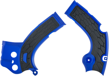 ACERBIS X-Grip Frame Guards - Blue/Black - YZ 250F/450F/WR250F/450F 2640271034