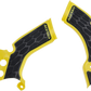 ACERBIS X-Grip Frame Guards - Yellow/Black - RM-Z 250 2688751017