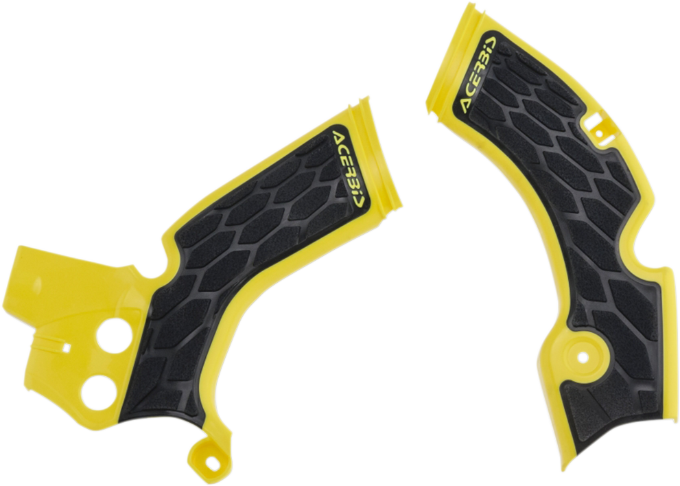 ACERBIS X-Grip Frame Guards - Yellow/Black - RM-Z 250 2688751017